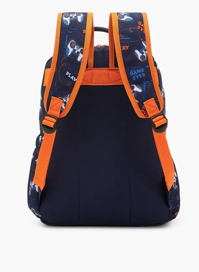 LBL by Shoexpress Pop-It Applique Backpack with Adjustable Straps - 44x16x30 cm