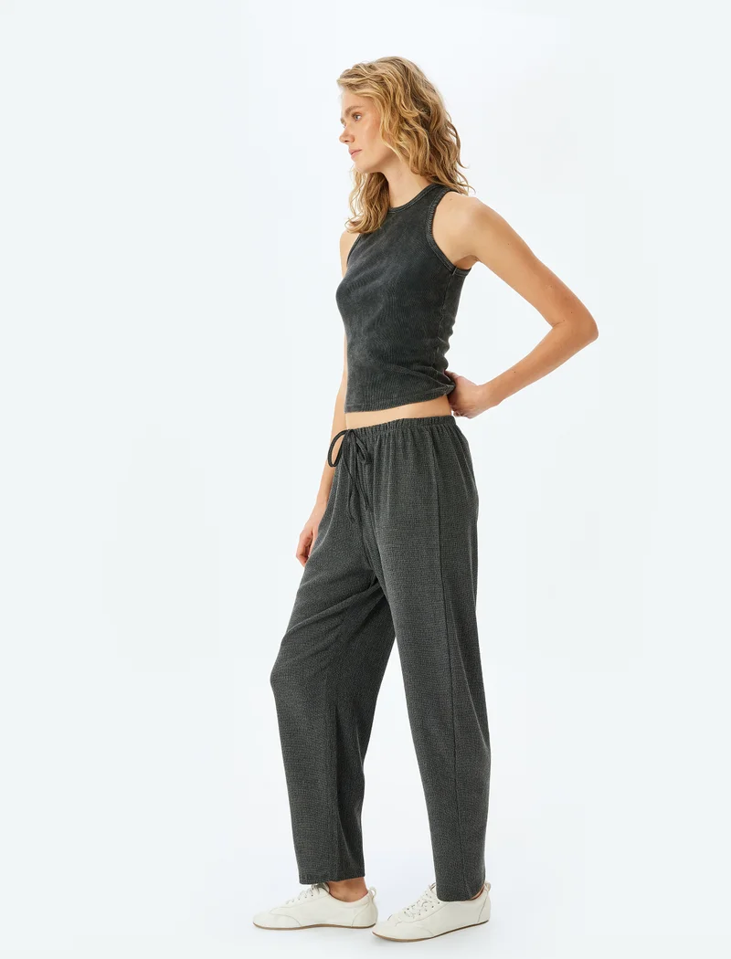 كوتون Drawstring Sweatpants