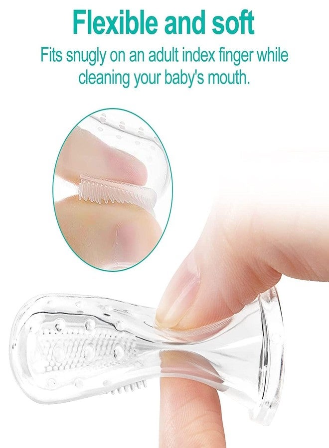 Chopchi Baby Finger Toothbrush Of Silicon Made Food Grade Quality BPA Free with Storage Case Multi-Color Pack Of-1 - Image 3