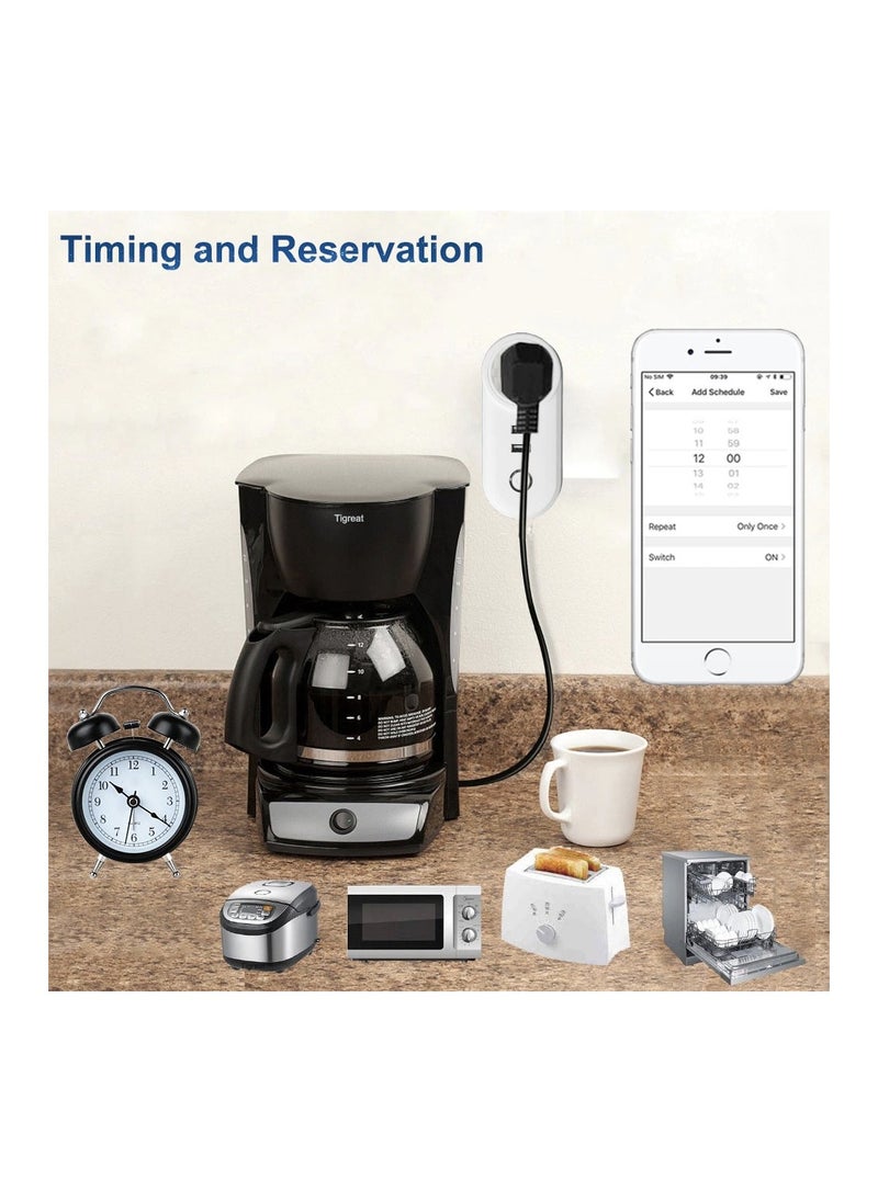 Smart Plug Tuya WIFI Socket Timing Schedule Smart Wireless Outlet