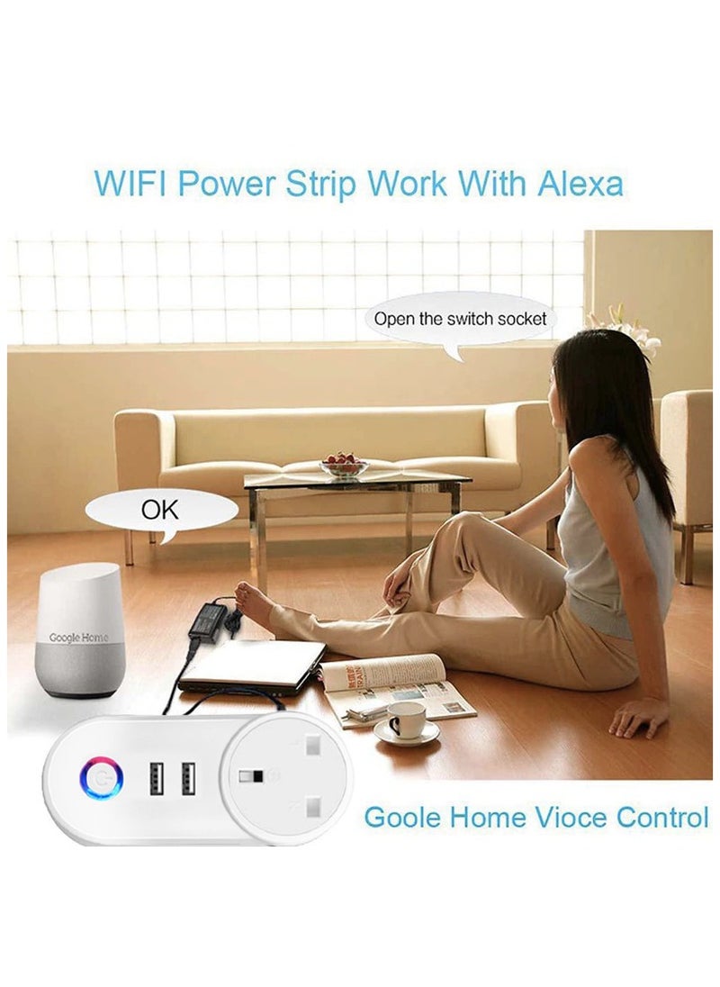 Smart Plug Tuya WIFI Socket Timing Schedule Smart Wireless Outlet