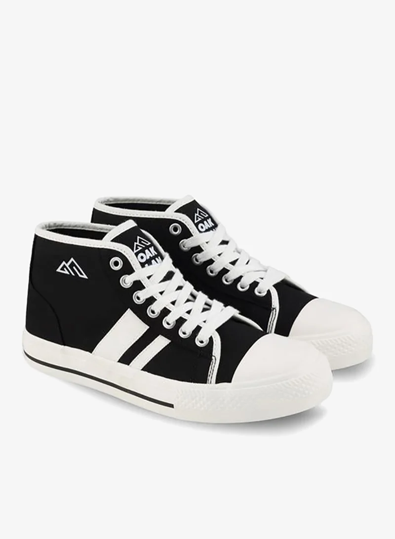 Women Striped Lace-Up Sneakers