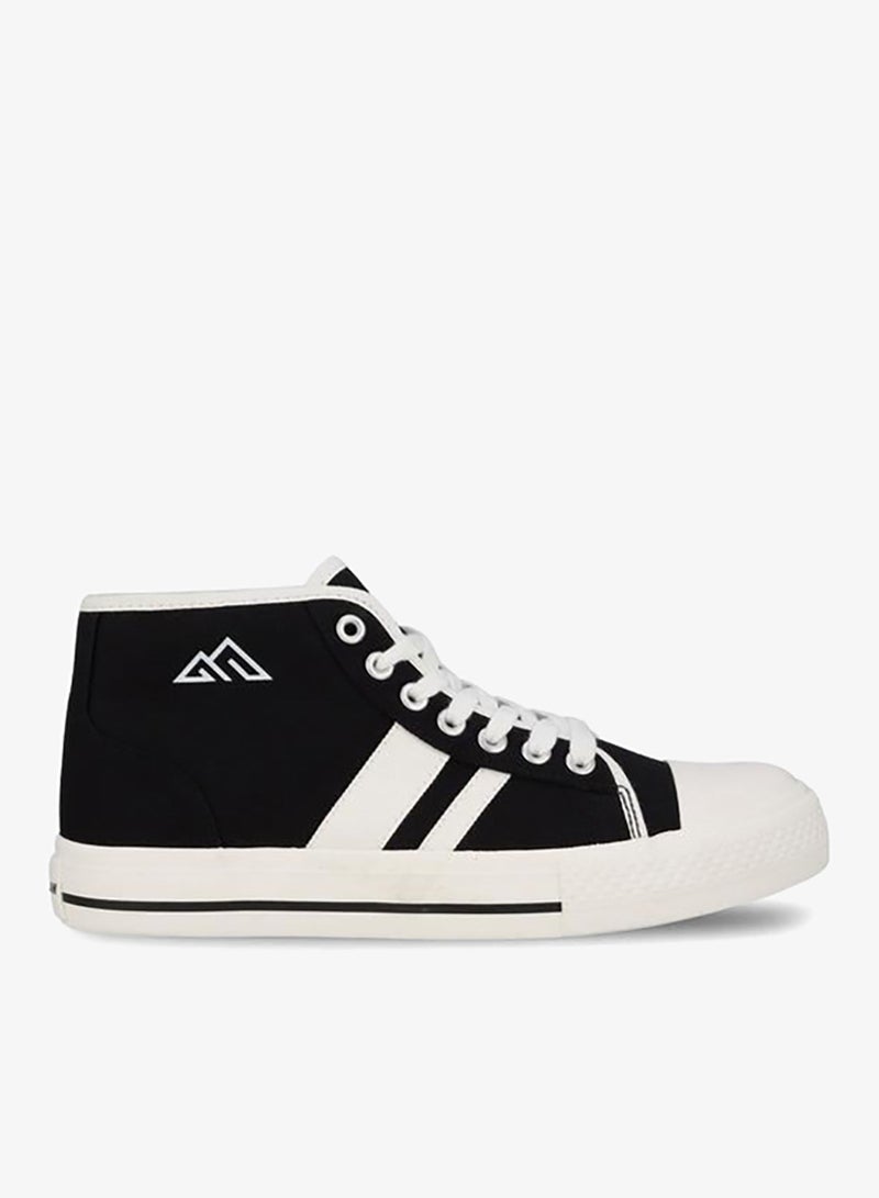Oaklan by Shoexpress Women Striped Lace-Up Sneakers - Image 1