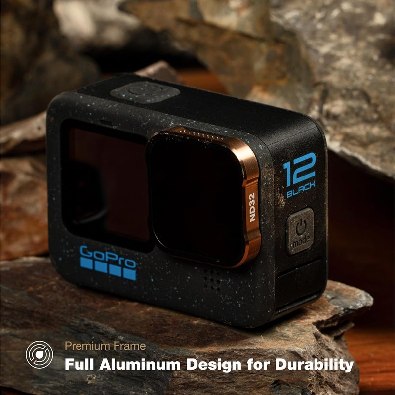 بولار برو PolarPro - مجموعة من 3 مرشحات سينمائية مع غالق لكاميرا GoPro 9 - Image 3