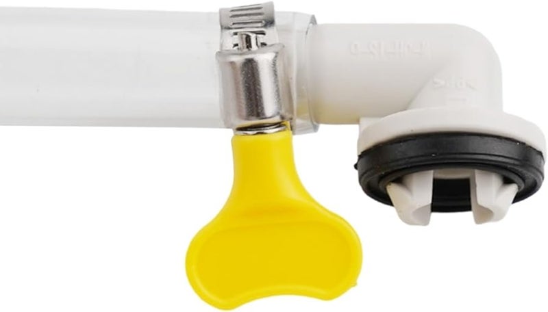 طقم خرطوم تصريف مكيف الهواء فابيوليتا 3 قدم، بتصميم ABS مقاوم للتسرب لوحدات تكييف الهواء المنفصلة ذات النوافذ المنزلقة - Image 5