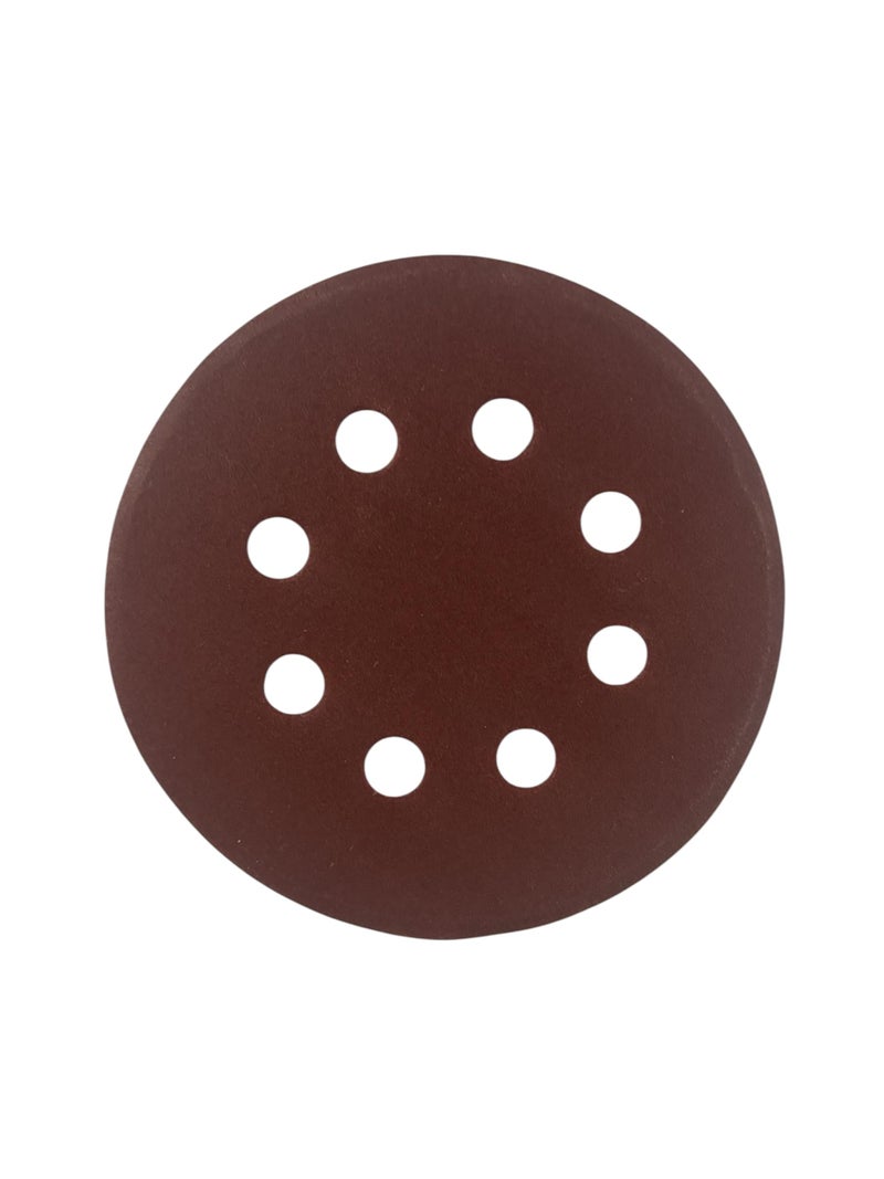 Jon Bhandari Tools Sanding Disc 5 Inch – 8 Hole Hook & Loop Sandpaper for Orbital Sander – Heavy Duty Sanding Pad for Wood, Metal, Paint, Rust & Surface Preparation – 25PCS (5 inch, 320, Extra Fine) - Image 1