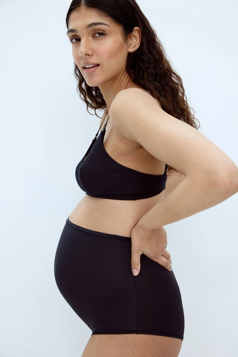 H&M MAMA 2-pack High Waist Microfibre briefs