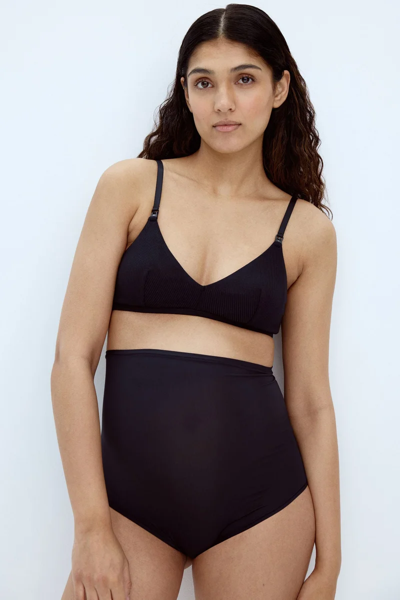 H&M MAMA 2-pack High Waist Microfibre briefs