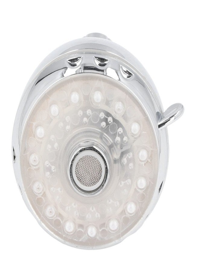 جاروزا رأس دش LED مزود بإضاءة 3 ألوان يتم التحكم في درجة حرارتها تلقائيًا مع رأس دش مطري LED ثابت مع خيط خارجي G1/2 للحمام - Image 3