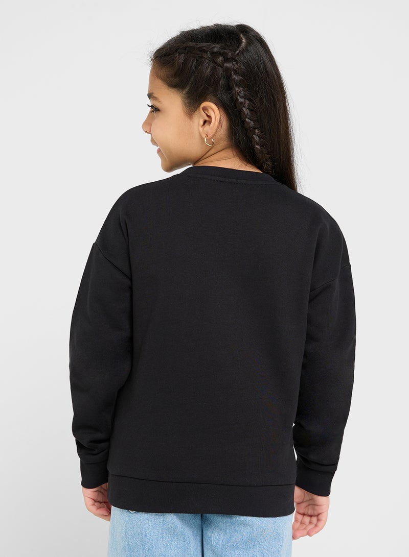 GUESS Kids Logo Detail Long Sleeve T-Shirt  - Image 2