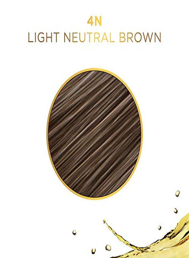 CLAIROL PROFESSIONAL صبغة ليكويكولور دائمة للشعر الداكن، 4N بني محايد فاتح، 2 أونصة.  - Image 3