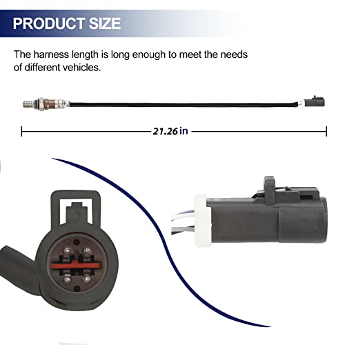JOYOMSTW O2 Oxygen Sensor Upstream and Downstream for Ford for F150 4.2L V6 2005-2008, for F150 4.6L 5.4L V8 2004-2008, Explorer Sport 4.0L 2004, Replace 250-24701 XL3Z9F472D 4Pcs - Image 5