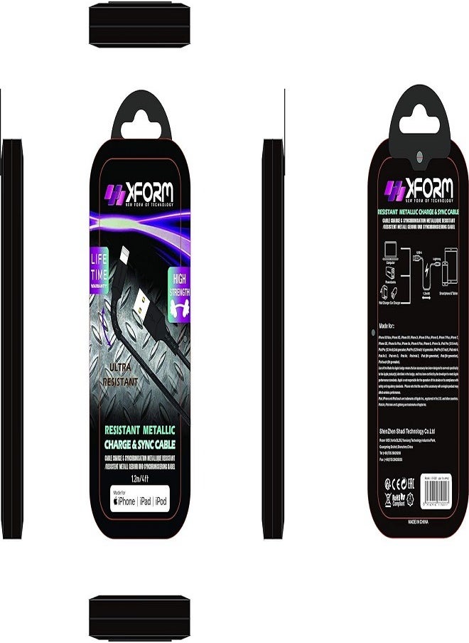 XForm Type-C Data Sync Charging Cable Black  - Image 2