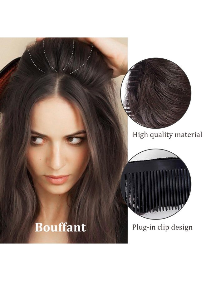 BLUSHIA Bottom Bump Top Hair BROWN Synthetic BROWN Bump Puff Maker Extension Accessories - Image 5