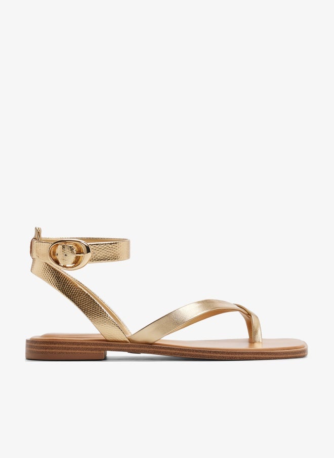 ALDO Daressi Ankle Strap Flat Sandals - Image 1