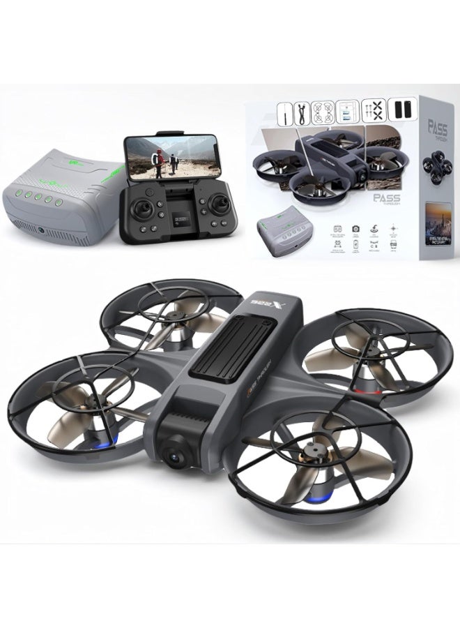 ريبنيو طائرة بدون طيار مزودة بنظارات الواقع الافتراضي، وكاميرا بدقة 4K مع خاصية تثبيت الارتفاع بالتدفق البصري، ومحرك بدون فرش، ومفتاح كاميرا مزدوج، وإمكانية ضبط السرعة، وإمكانية الدوران ثلاثي الأبعاد. - Image 1