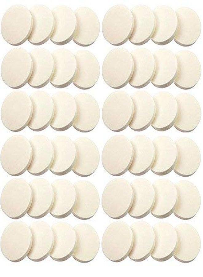 اي تي بي 48 قطعة من إسفنجات التجميل الدائرية لتطبيق المكياج ومزج بودرة الأساس - Image 1