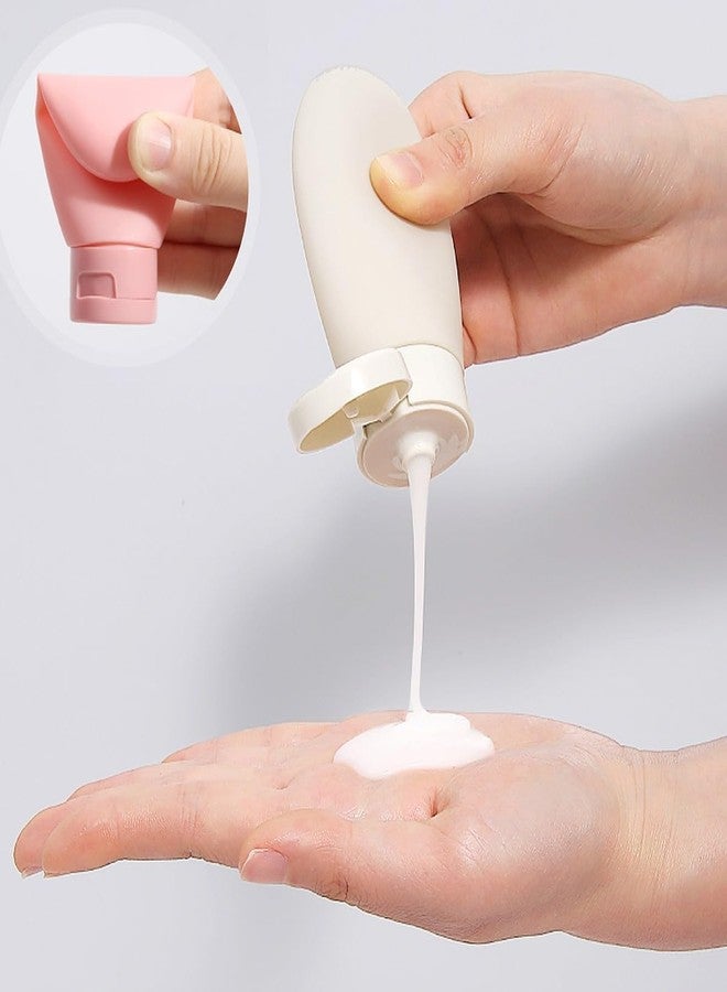 ITUSHA (Pack of 3 Refillable Travel Bottles for Toiletries Silicone Container for Cream, Shampoo Hand Wash, Lotion Storage Bottle Travel Accessories Leak Proof (60 ML) - Image 4