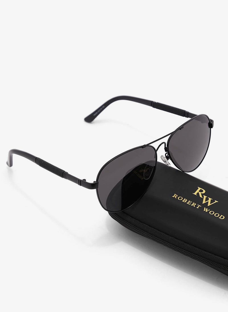 Robert Wood Polarized  Aviator  Sunglasses - Image 4