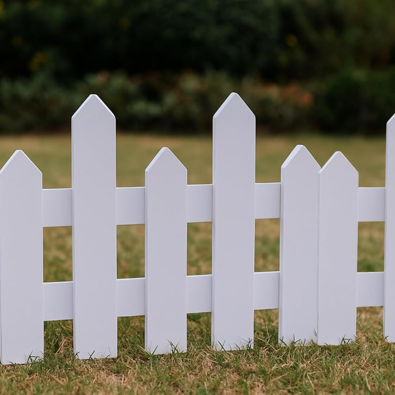 EXCEL IMPEX Insej White Fence Panel, for Decorations, Garden, Christmas, Border Accent, Indoor & Outdoor Decorations - Image 2