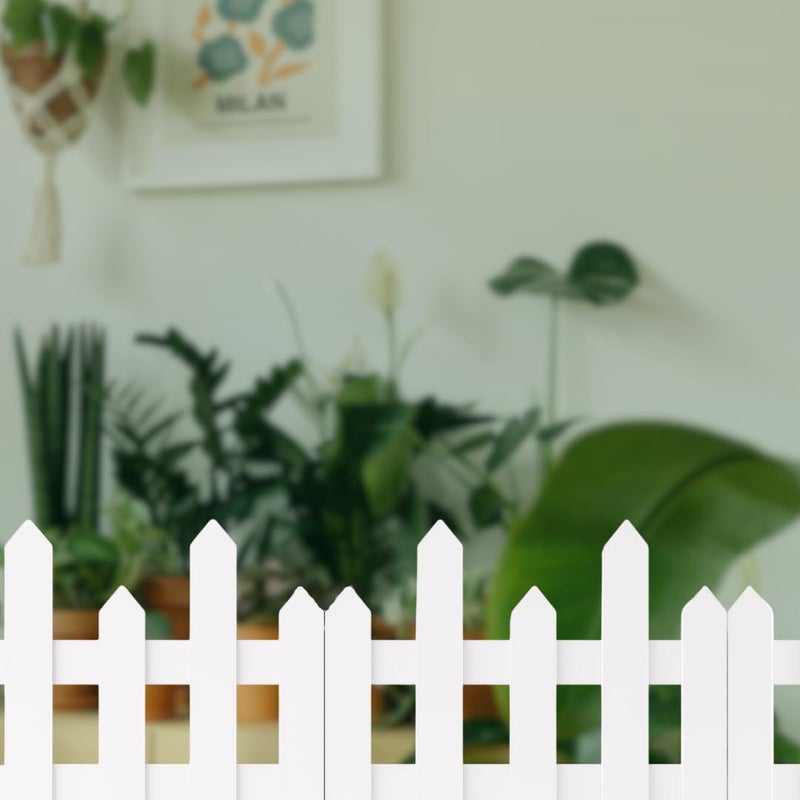 EXCEL IMPEX Insej White Fence Panel, for Decorations, Garden, Christmas, Border Accent, Indoor & Outdoor Decorations - Image 4