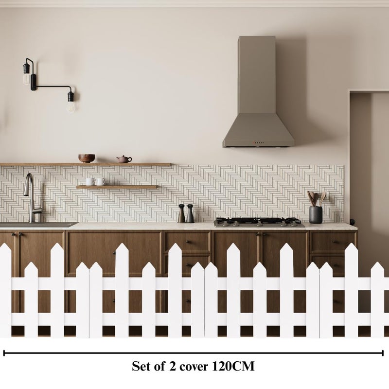 EXCEL IMPEX Insej White Fence Panel, for Decorations, Garden, Christmas, Border Accent, Indoor & Outdoor Decorations - Image 5