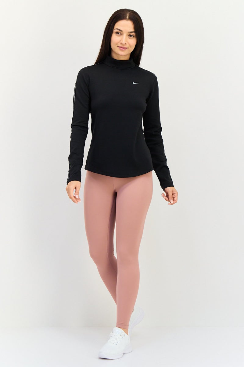 Nike سويت شيرت رياضي نسائي بأكمام طويلة مناسب في الهواء الطلق، أسود - Image 2