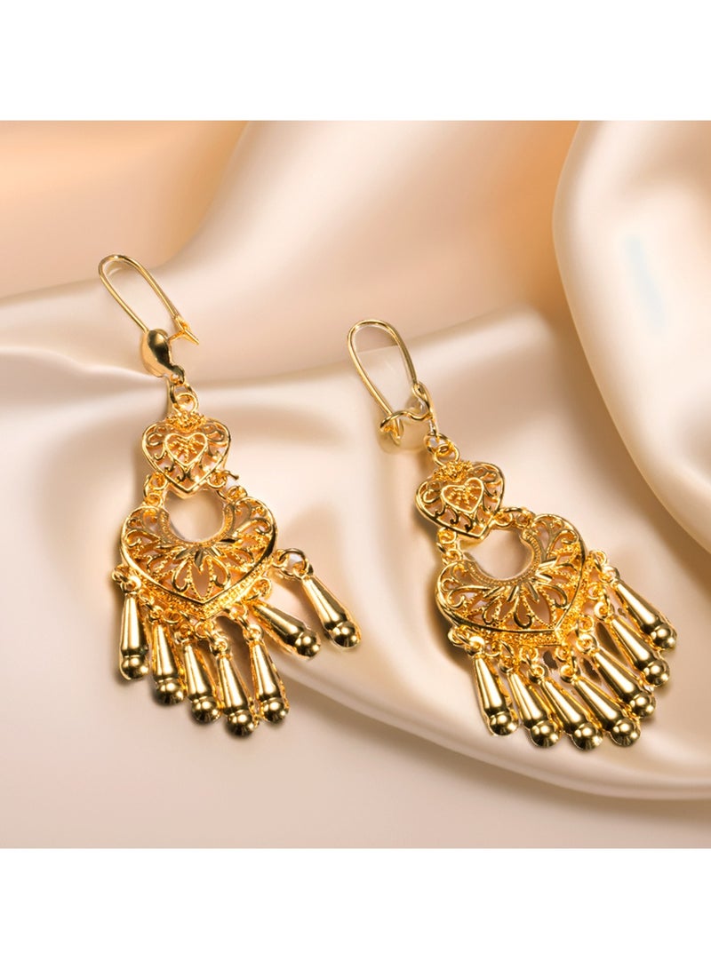 JOOLI Ladies Jewelry Earrings Gold UAE Popular Wedding Gift Women Fashion - Image 1