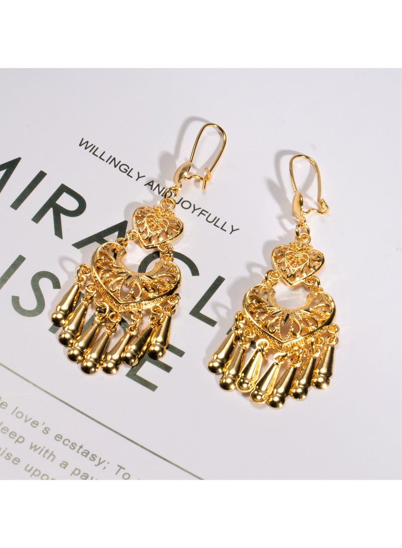 JOOLI Ladies Jewelry Earrings Gold UAE Popular Wedding Gift Women Fashion - Image 2