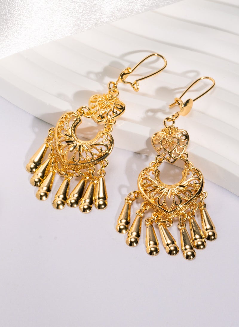 JOOLI Ladies Jewelry Earrings Gold UAE Popular Wedding Gift Women Fashion - Image 3