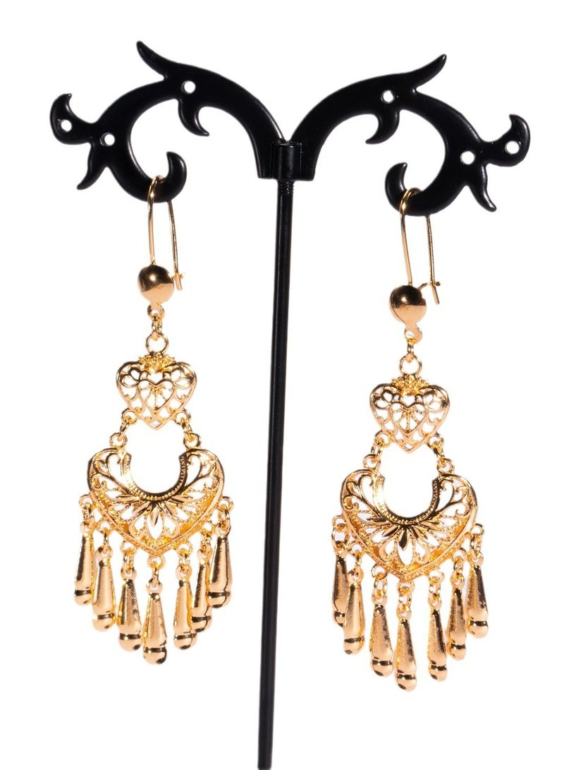 JOOLI Ladies Jewelry Earrings Gold UAE Popular Wedding Gift Women Fashion - Image 4