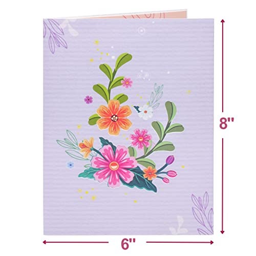 Paper Love Frndly 3D Happy Mothers Day Pop Up Card, Handcrafted - 100% Recycled and Eco-Friendly, 8" x 6" Cover - with Note Tag - Image 2