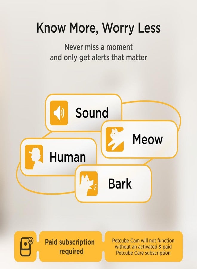 Petcube Cam and Care Coverage Subscription | Indoor Wi-Fi Pet and Security Camera with Phone App, Cats and Dogs Monitor with 2-Way Audio and Video, Night Vision - Image 5