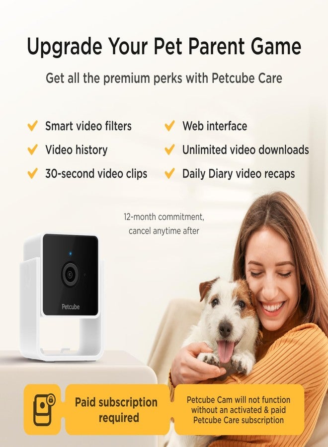 Petcube Cam and Care Coverage Subscription | Indoor Wi-Fi Pet and Security Camera with Phone App, Cats and Dogs Monitor with 2-Way Audio and Video, Night Vision - Image 3