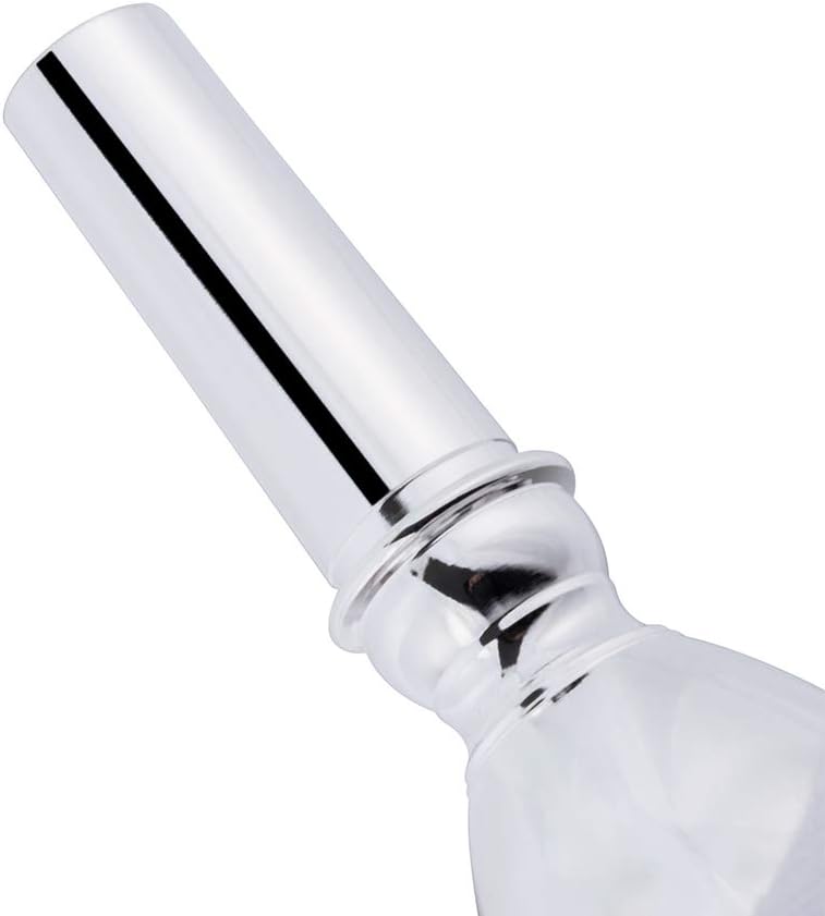 EASTROCK Trombone Mouthpiece,Silver Plated Trombone Mouthpiece Small Shank 6 1/2AL, Trombone Instrument Accessories Vacuum Packed - Image 1