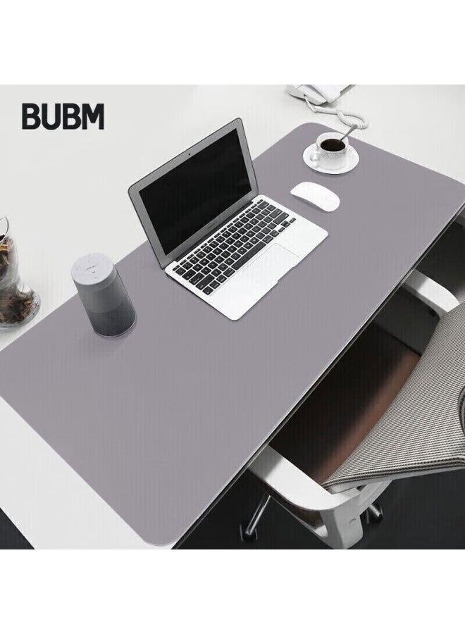 Bubm Mouse Pad, Extra Large Office Desk Pad, Laptop Pad, Keyboard Pad, Office Writing Desk Pad, Gaming Home Pad, Waterproof Mat, 100*50cm, Dark Gray - Image 1