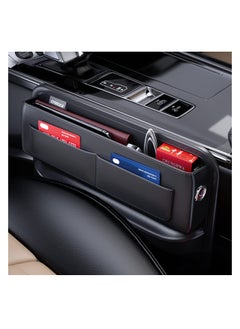 Digipace Car Seat Gap Filler Organizer for Car Front Seat Auto Console Side Storage Box,Black  - Image 2