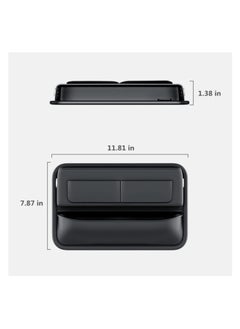 Digipace Car Seat Gap Filler Organizer for Car Front Seat Auto Console Side Storage Box,Black  - Image 3