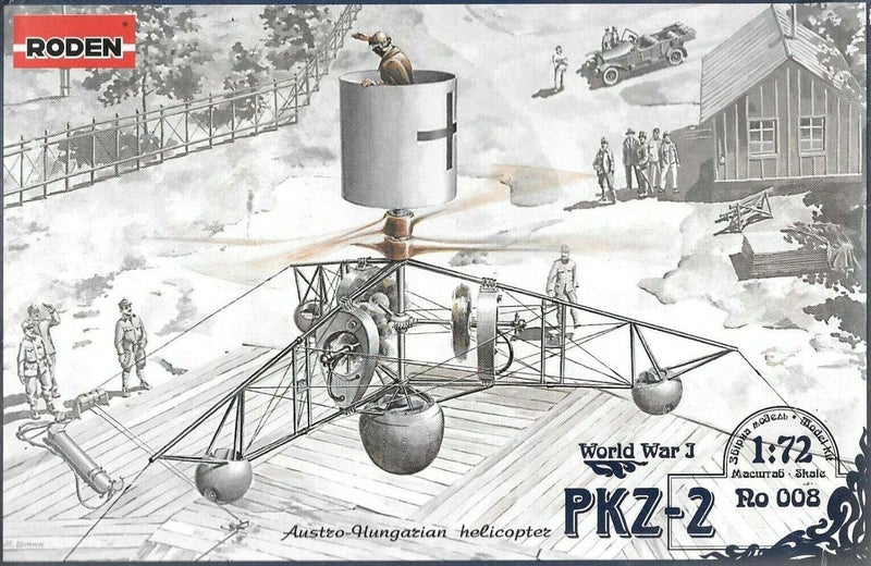 Roden PKZ2 Helicopter Model Kit - Image 2