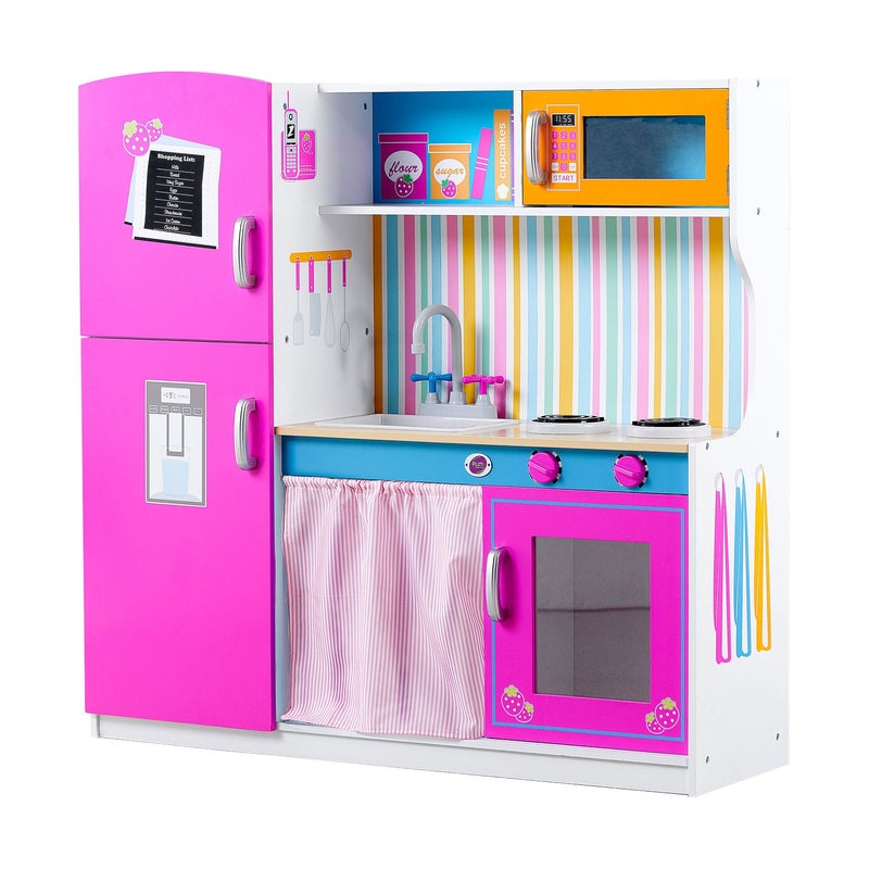 Plum Cottage Wooden Authentic Detailing Rich Unique Design Pretend Kitchen Role Play Set - Image 1