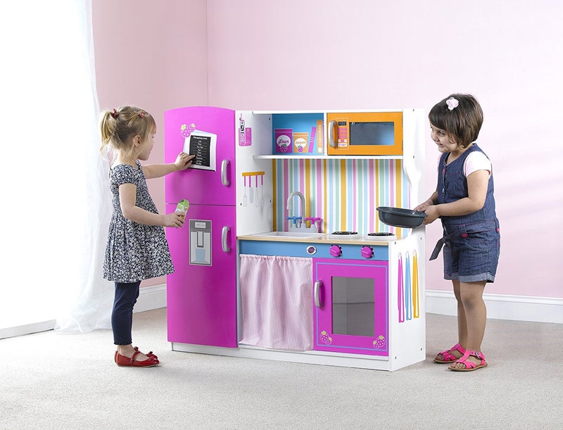 Plum Cottage Wooden Authentic Detailing Rich Unique Design Pretend Kitchen Role Play Set - Image 2