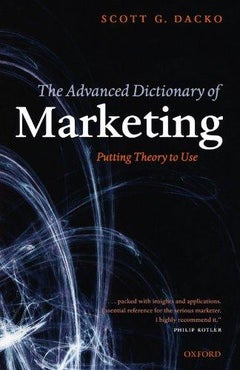 The Advanced Dictionary of Marketing printed_book_paperback english - 3/2/2008