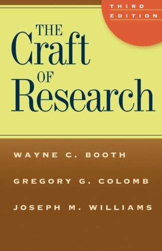 The Craft of Research - Paperback English by Wayne C. Booth - 15/04/2008 