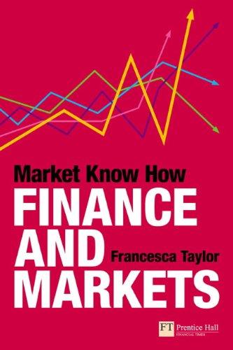 Finance and Markets - Paperback English by Francesca Taylor - 17/12/2009 