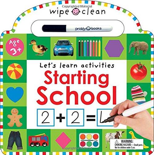 Let's Learn Activities - Starting School Board Book English by Roger Priddy - 42156 