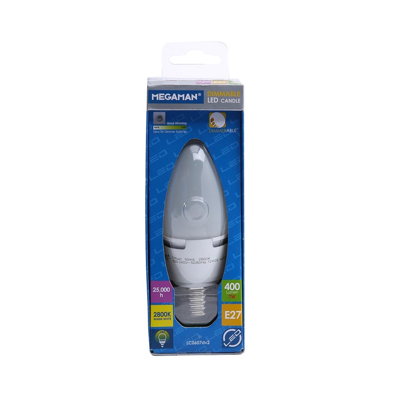 Megaman LC0607dvE E27 LED Bulb White - Image 1
