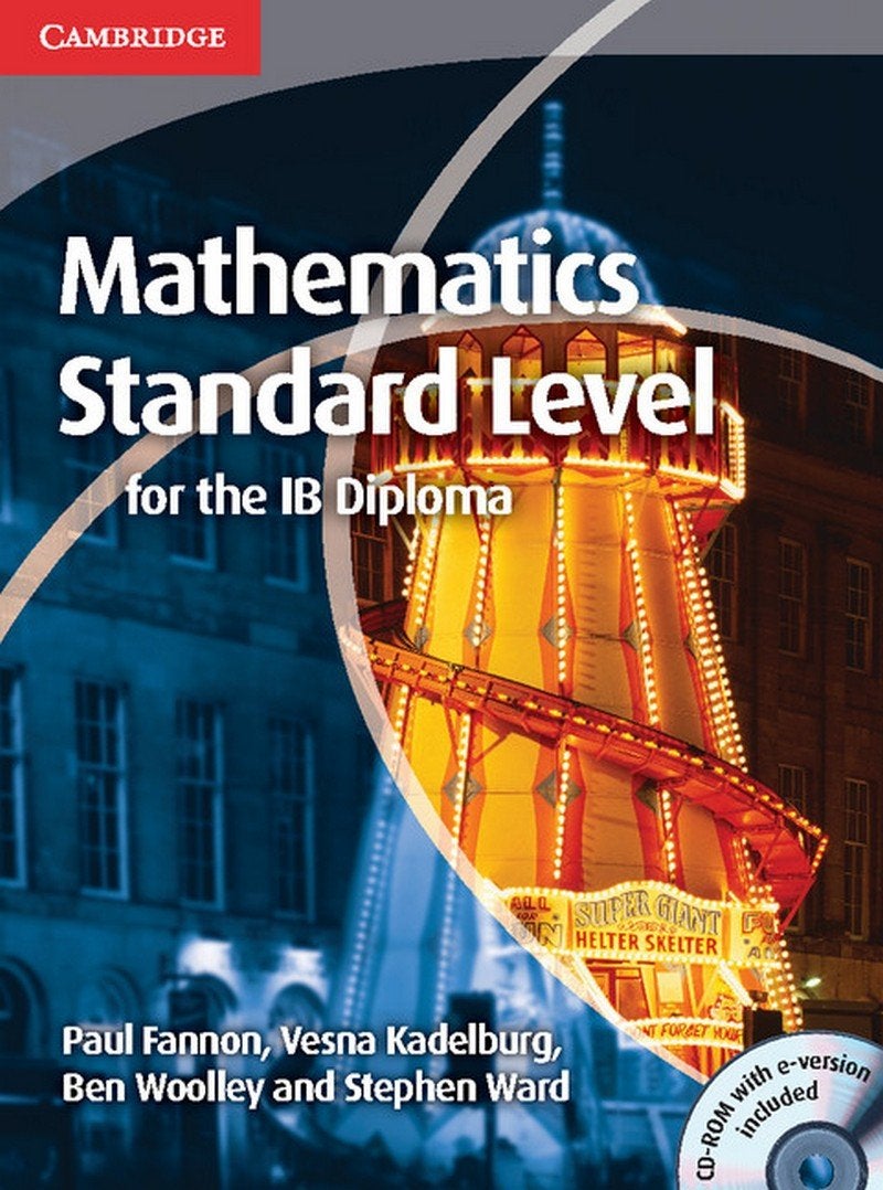 Mathematics for the IB Diploma Standard Level with CD-ROM Paperback English by Paul Fannon - 41165  - Image 1