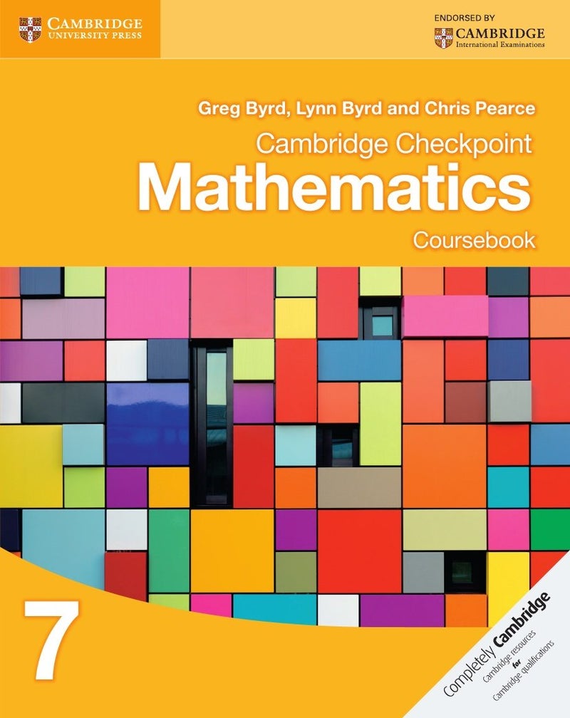 كتاب المقرر كامبريدج تشيكبوينت في الرياضيات 7 غلاف ورقي الإنجليزية - 41081
