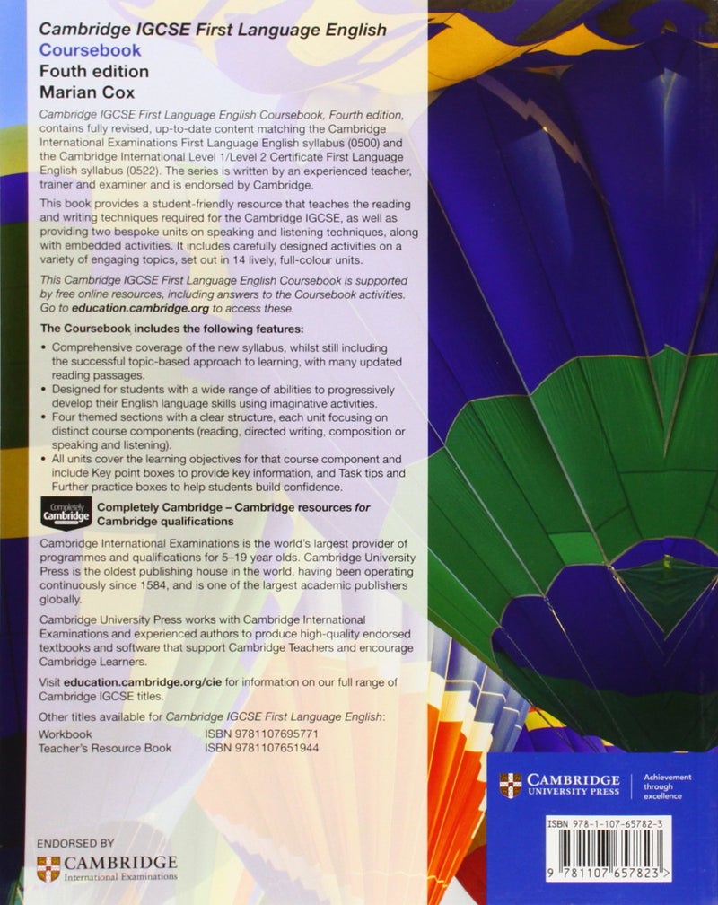 Cambridge IGCSE First Language English Coursebook With Free Digital Content printed_book_paperback english - 41830 - Image 2