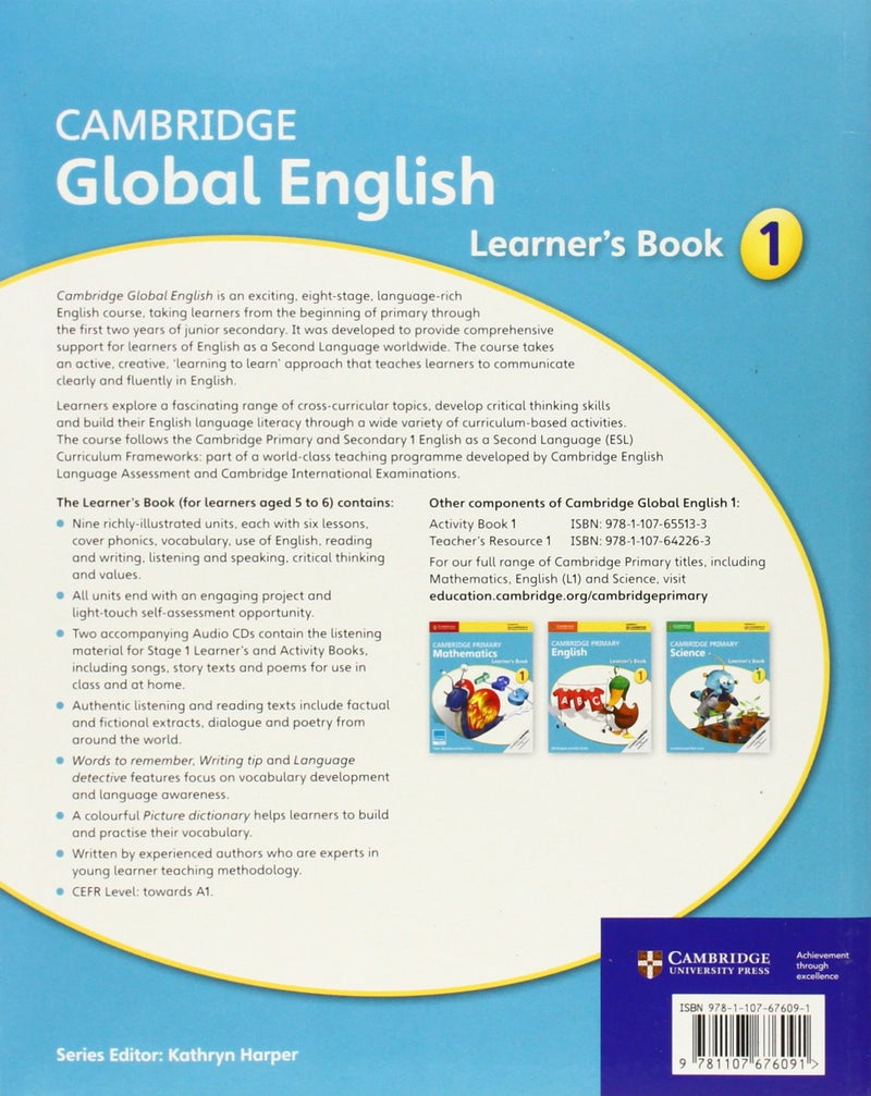 Cambridge Global English Stage 1 Learner's Book With Audio CDs (2) Paperback English by Caroline Linse - 41720  - Image 2